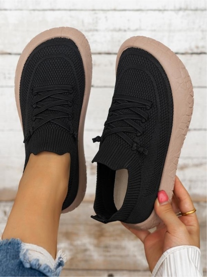 Women's Flyknit Breathable Slip-On Shoes