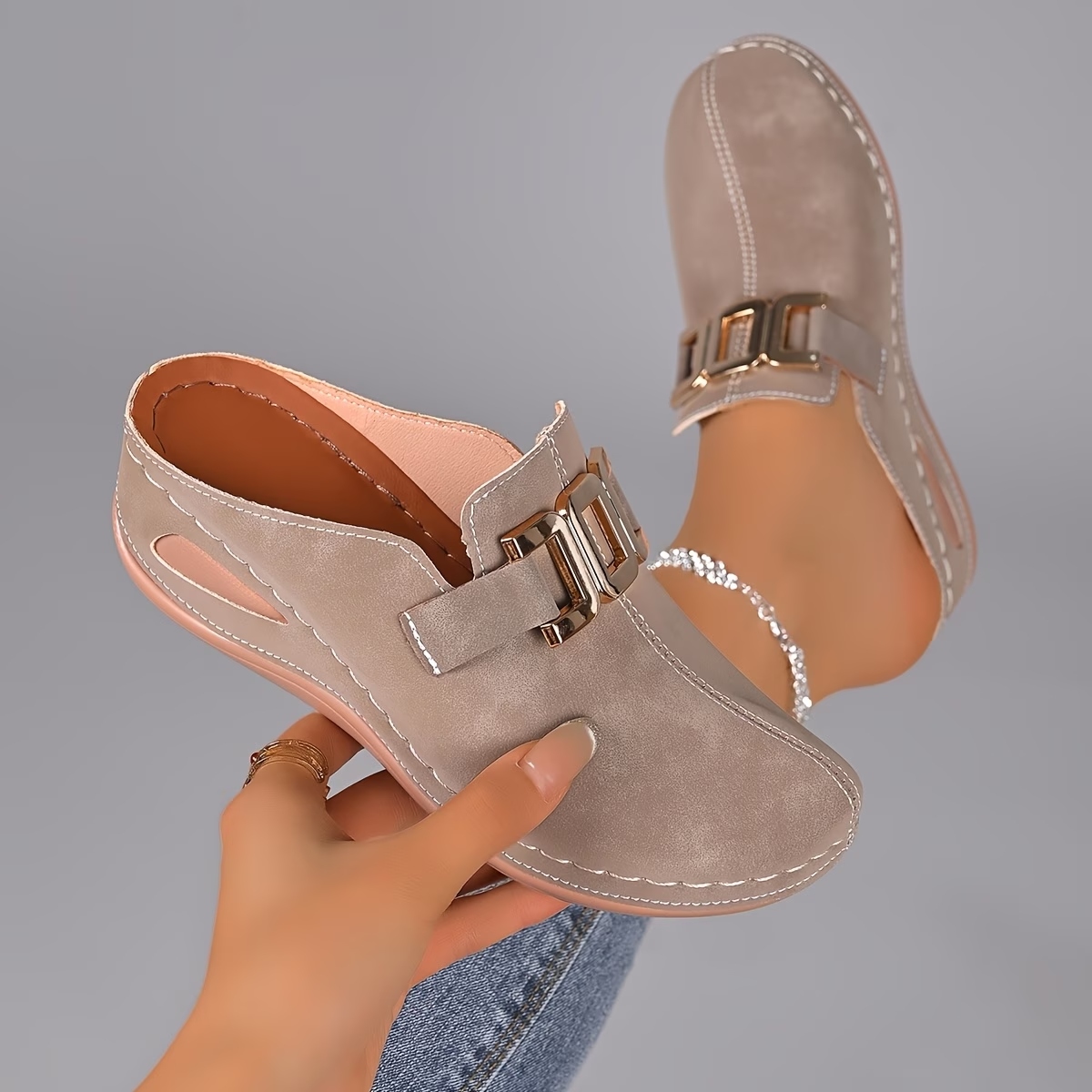 Women's Stylish Step-On Sandals