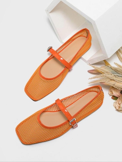 Women's Hollow Out Mary Jane Flats