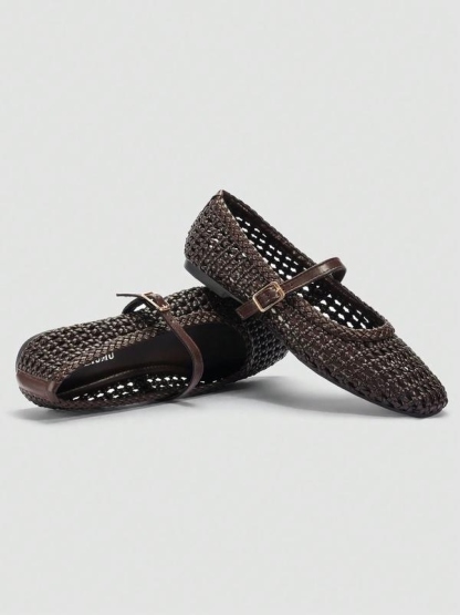 Women's Braided Mary Jane Loafers