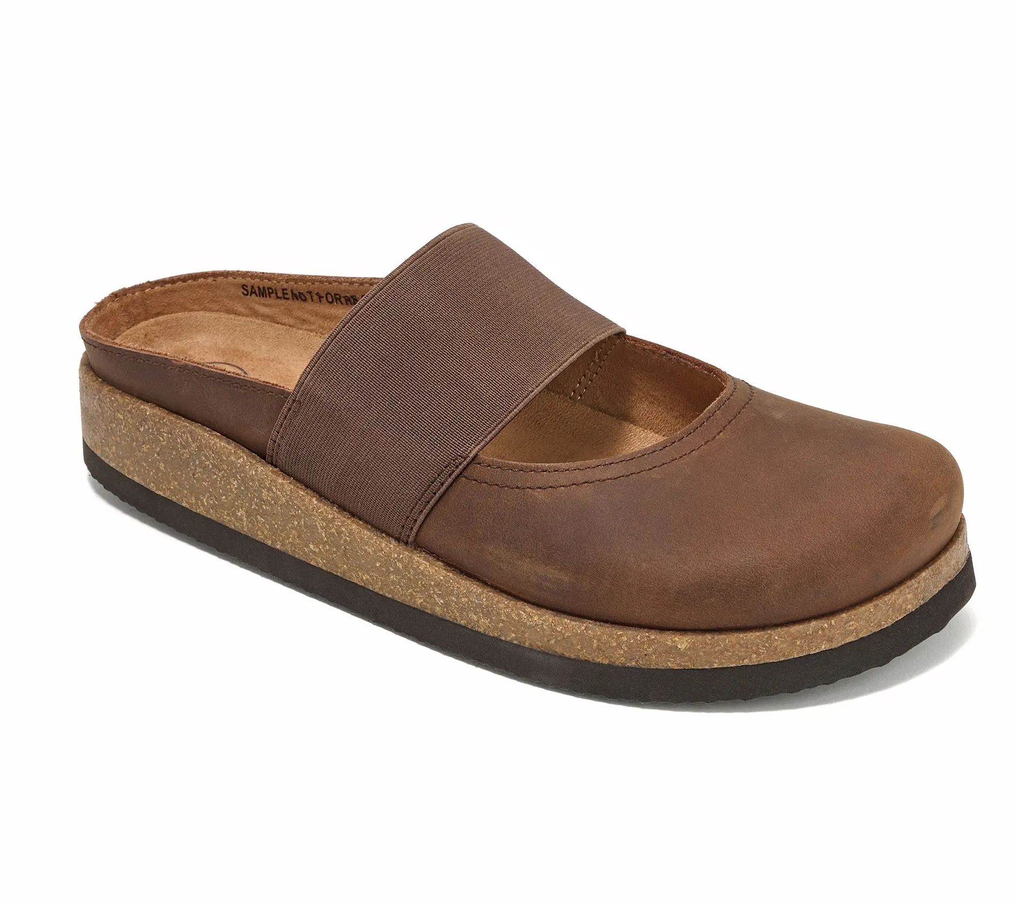Women's Mountain Leather Slip-On Clogs