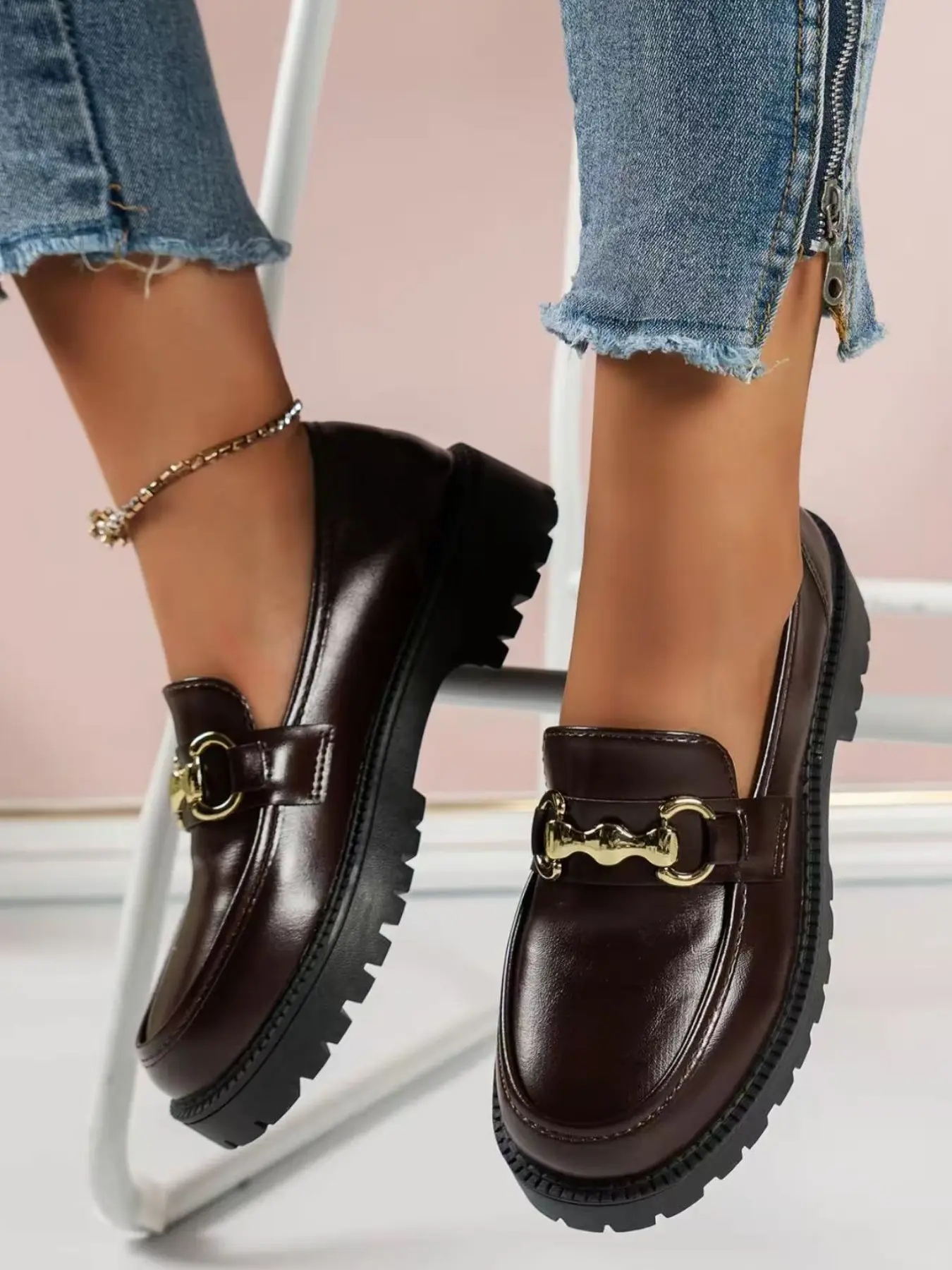 Women's Elegant Thick-Sole Loafer