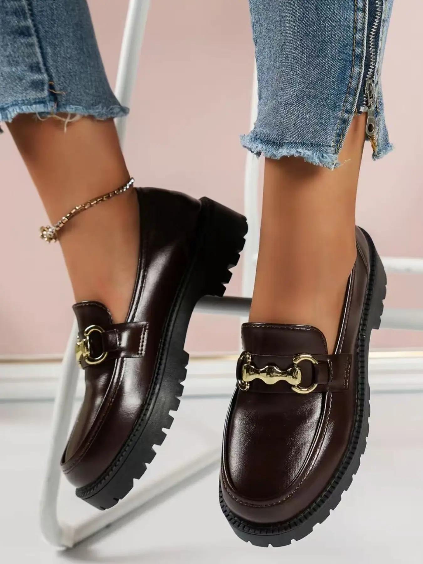 Women's Elegant Thick-Sole Loafer