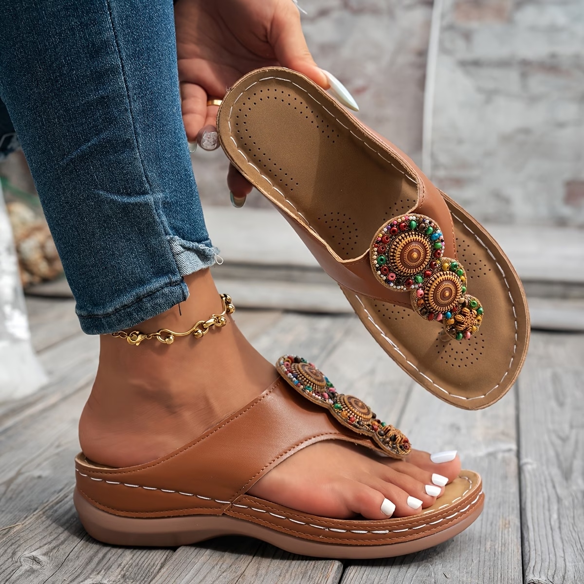 Women's Bohemian Wedge Sandals