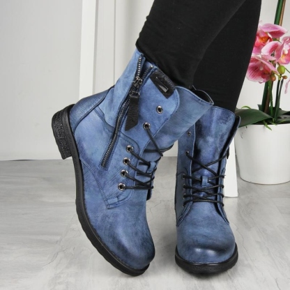 Ladies Cozy Warm Lined Ankle Boots