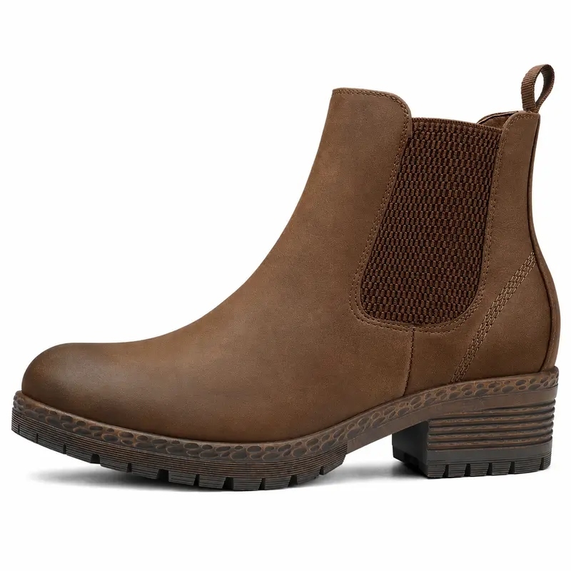 Women's Vintage Elastic Ankle Boots