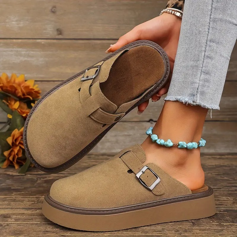 Retro Casual Buckle Loafers