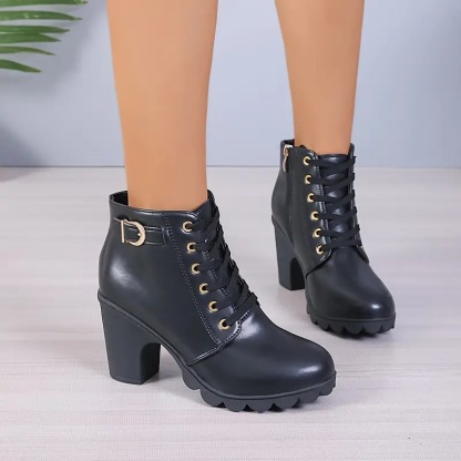 Women's Retro Chic Ankle Boots