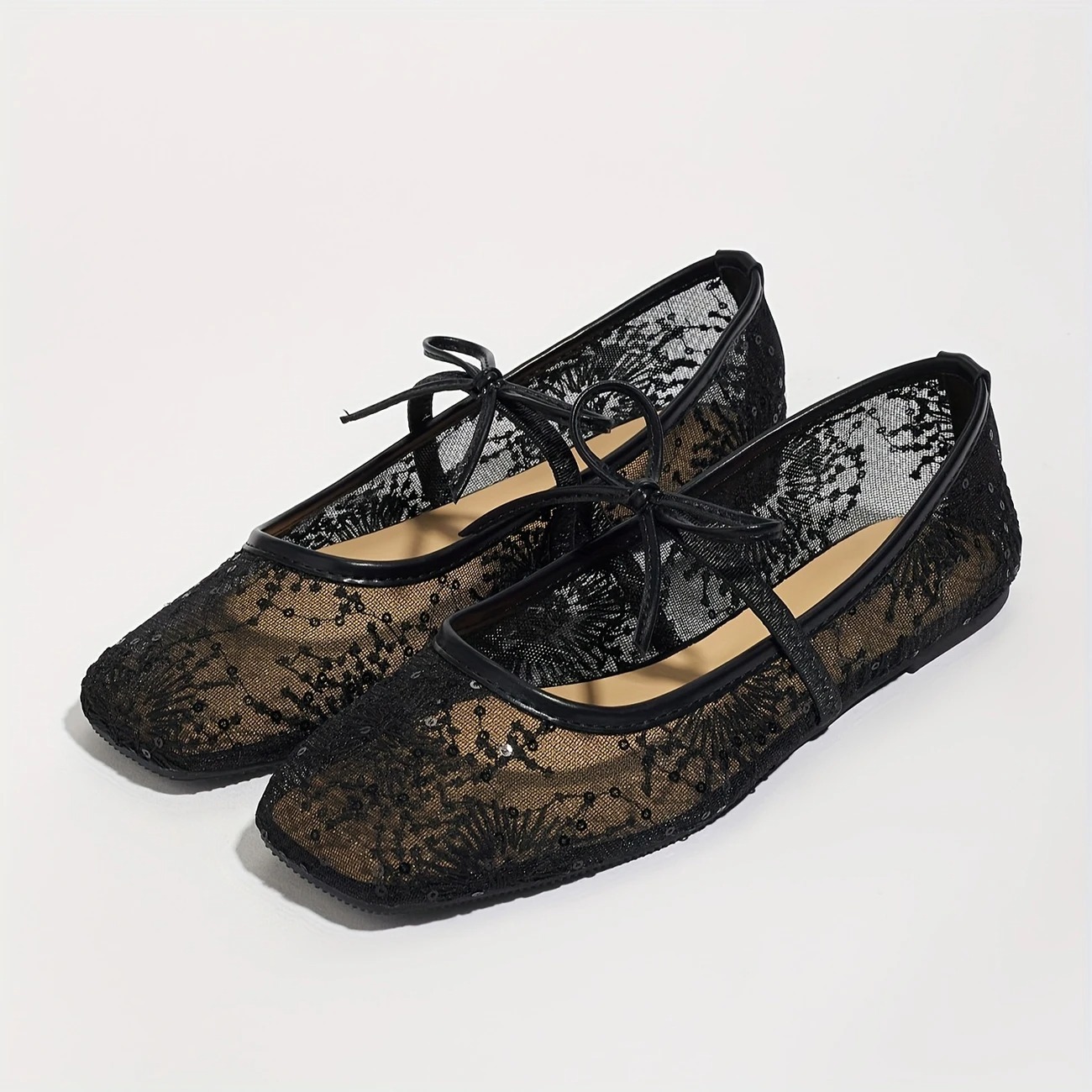 Women's Floral Mary Jane Ballet Flats