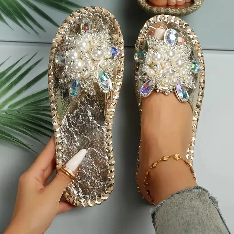 Women's Elegant Open-Toe Slide Sandals