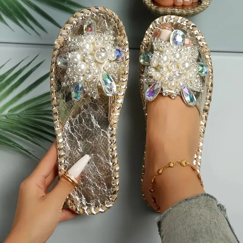 Women's Elegant Open-Toe Slide Sandals