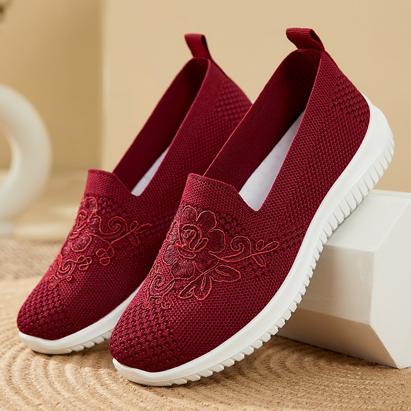 Women's Rose Breathable Flat Shoes