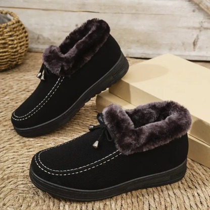Women's Cozy Fleece-Lined Ankle Boots