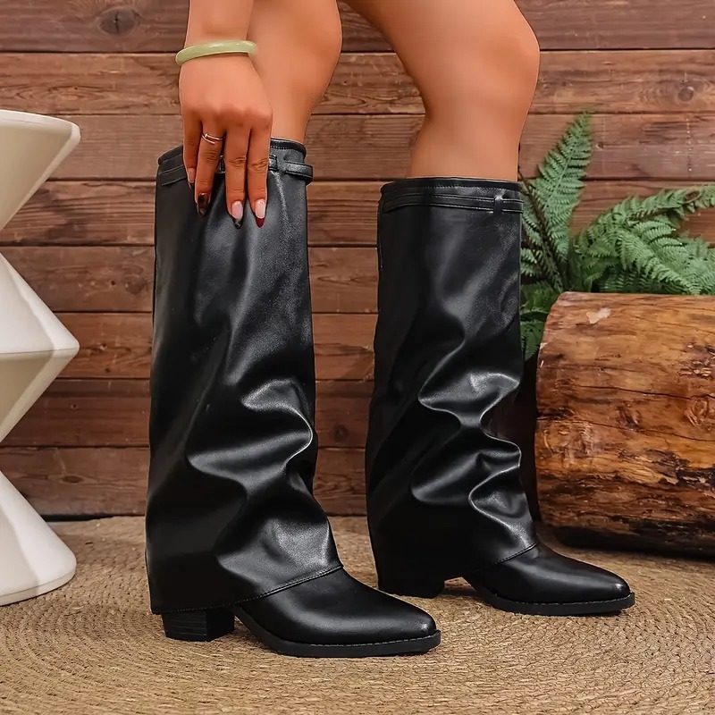 Women's Punk Western Cowboy Boots
