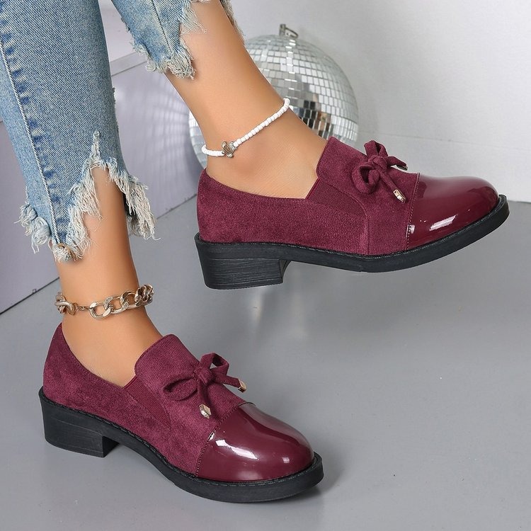 Women's Thick-soled High-heeled Loafer
