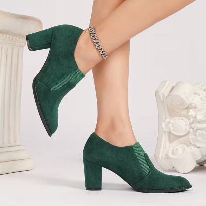 Women's Vintage Chunky Heels