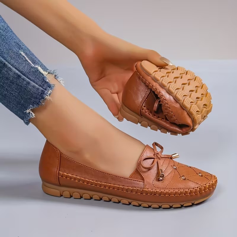 Ladies Casual Flat Penny-loafer