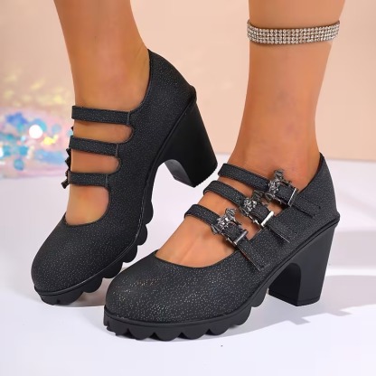 Women's Sparkling Mary Jane Heels