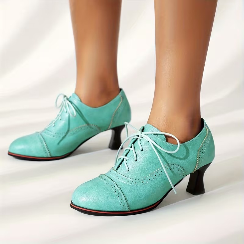 Women's Stylish Vintage High-Heeled Shoes