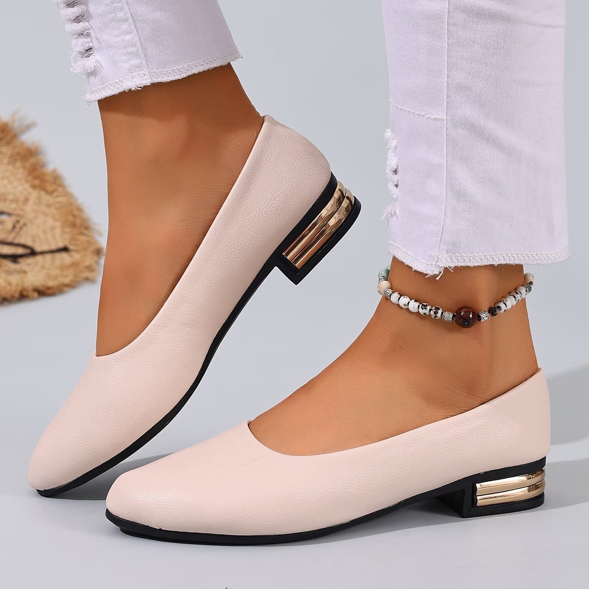 Women's Leather Comfy Flat Loafers