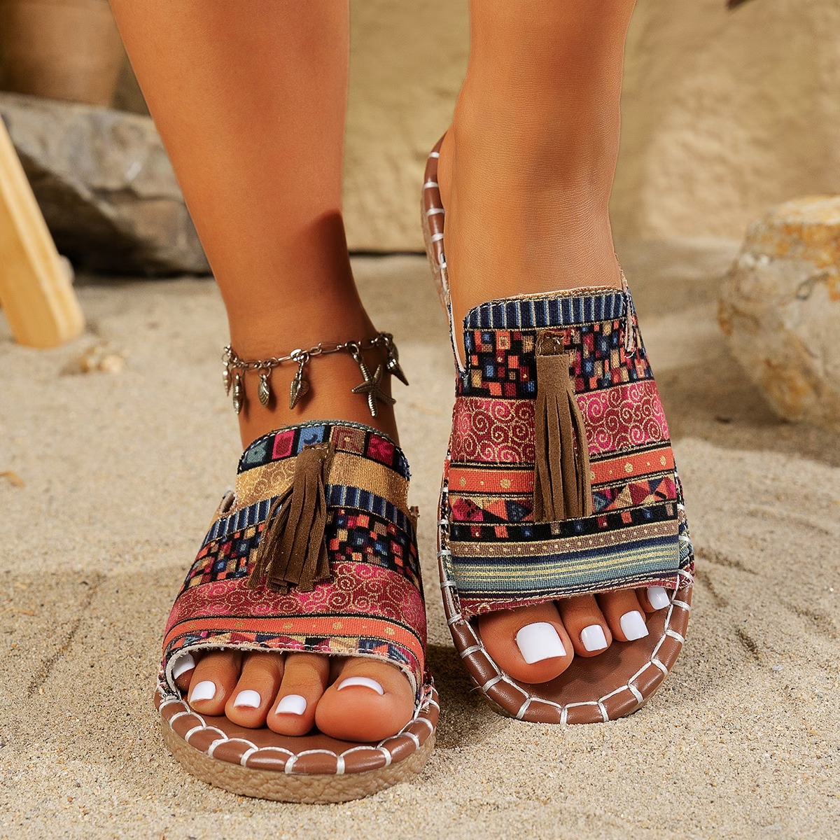 Women's Ethnic Bohemian Slippers