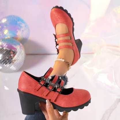 Women's Sparkling Mary Jane Heels