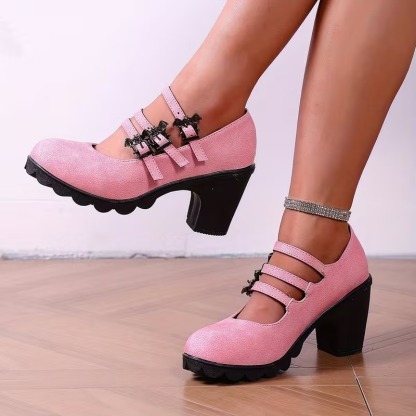 Women's Sparkling Mary Jane Heels