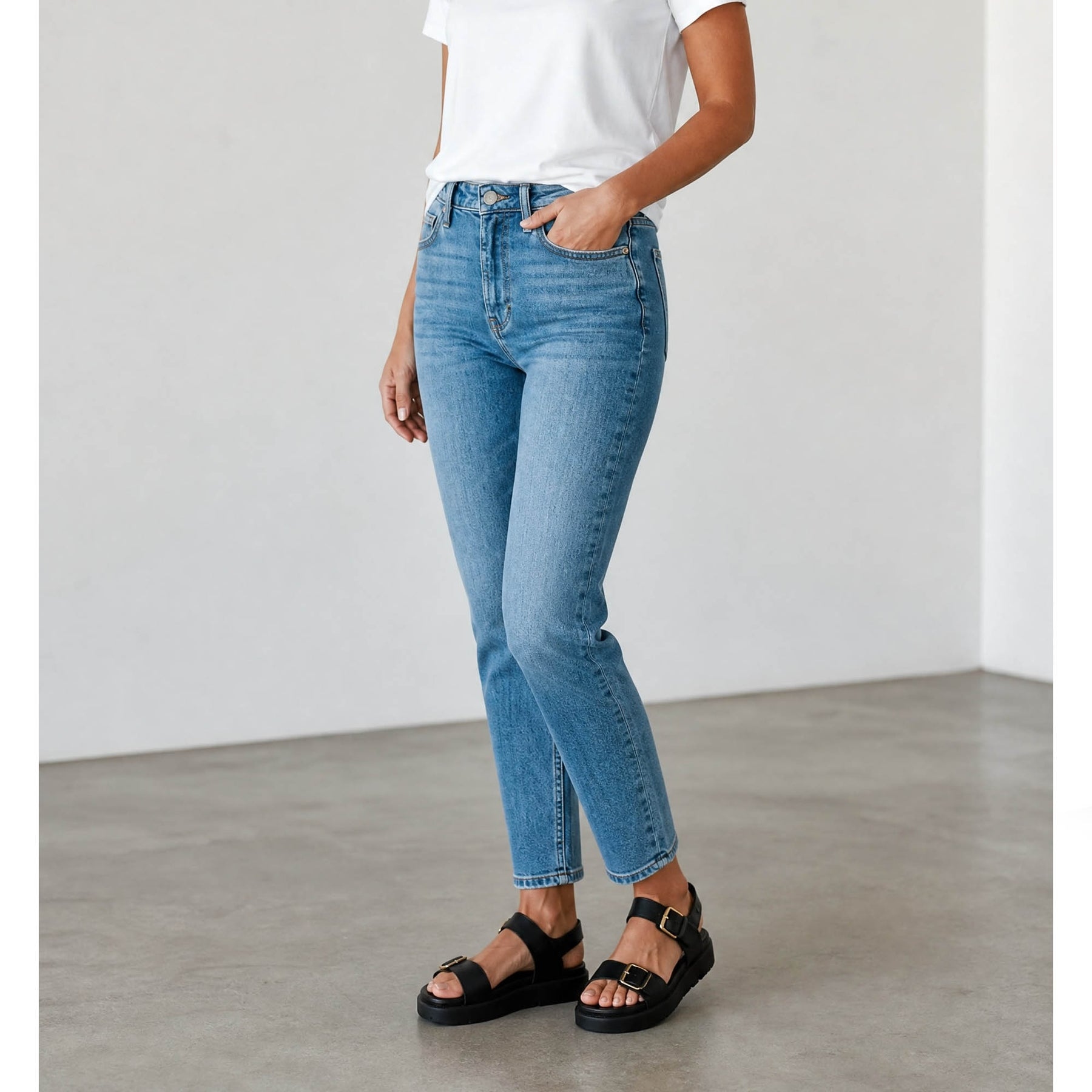Women's Memory Foam Strap Flatform Sandals