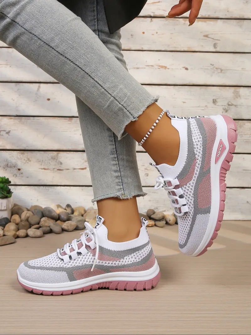 Women's Sporty Colorblock Casual Sneakers