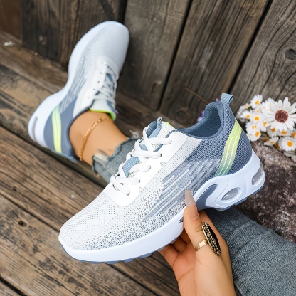 Women's Woven Lace-up Sneakers