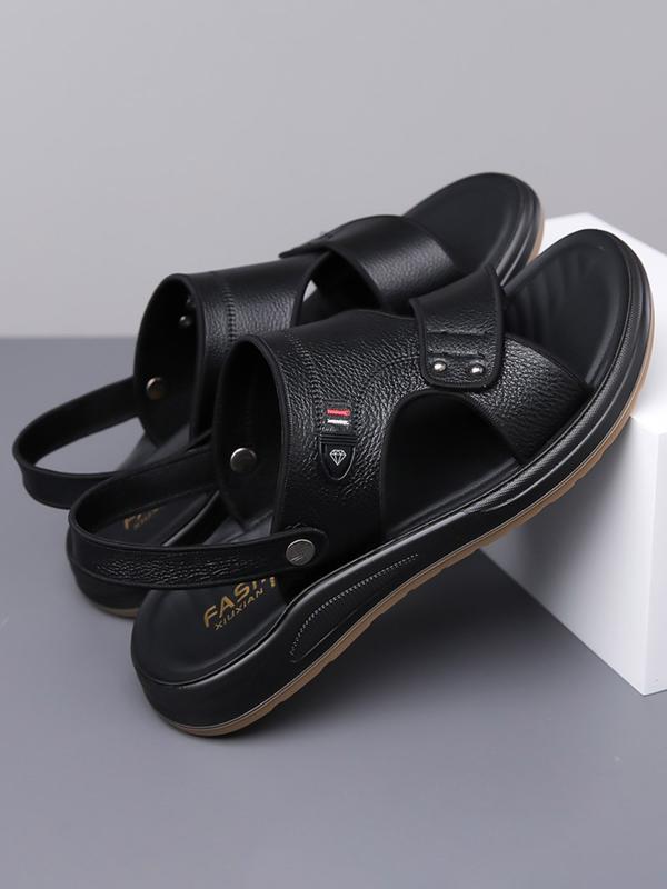 Men's Leather Upper Beach Sandals