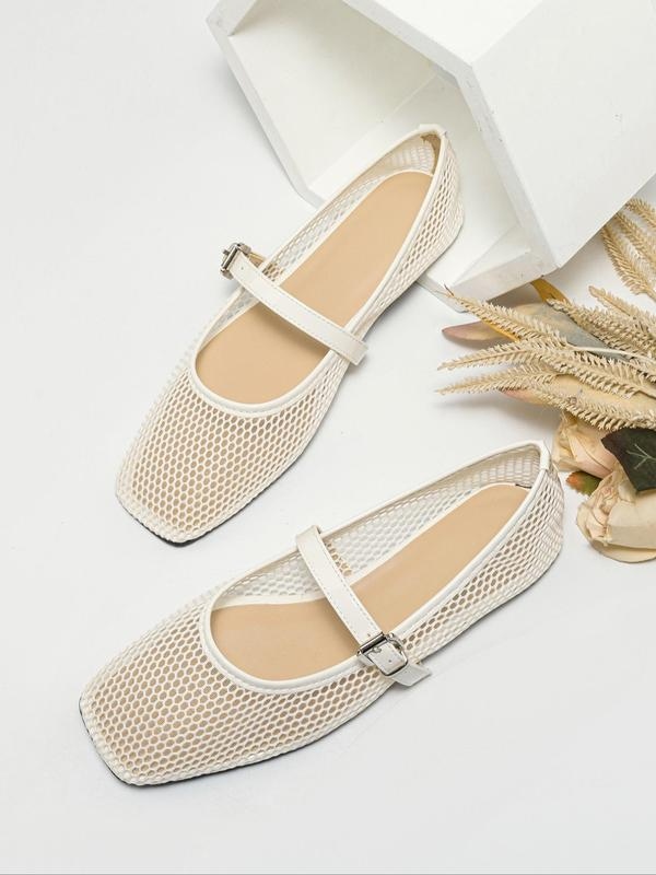 Women's Hollow Out Mary Jane Flats