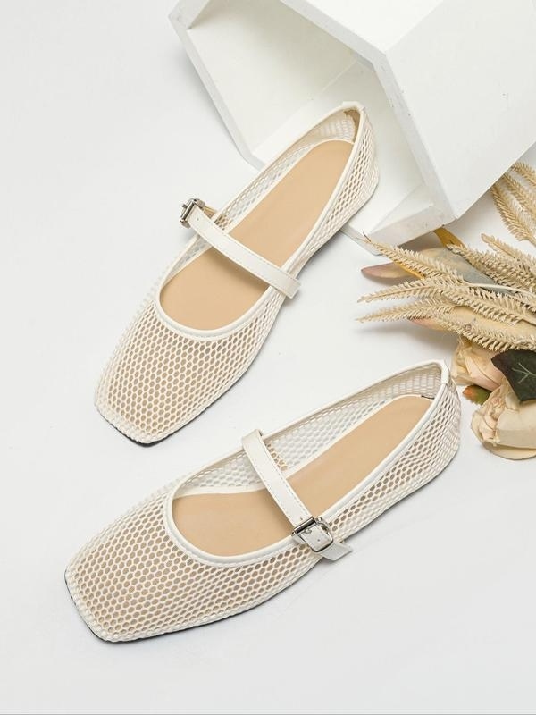 Women's Hollow Out Mary Jane Flats