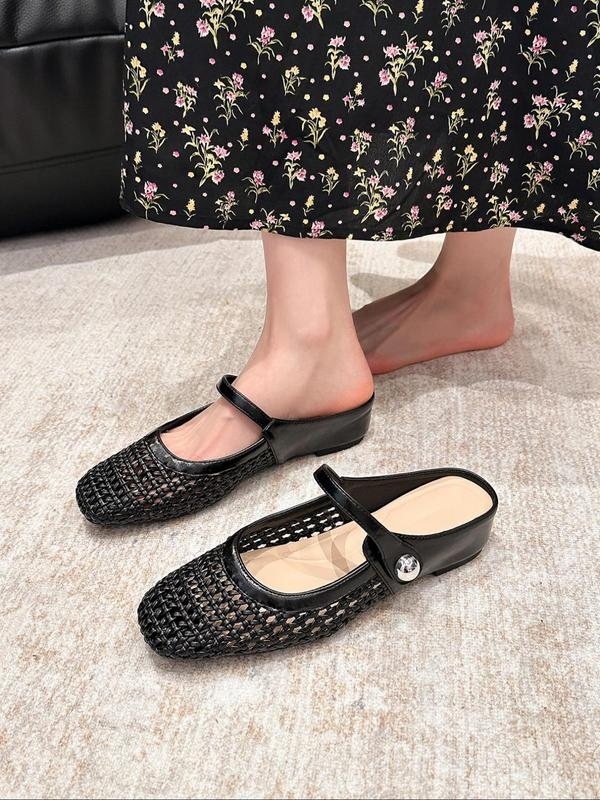 Women's Chic Square-Toe Loafers