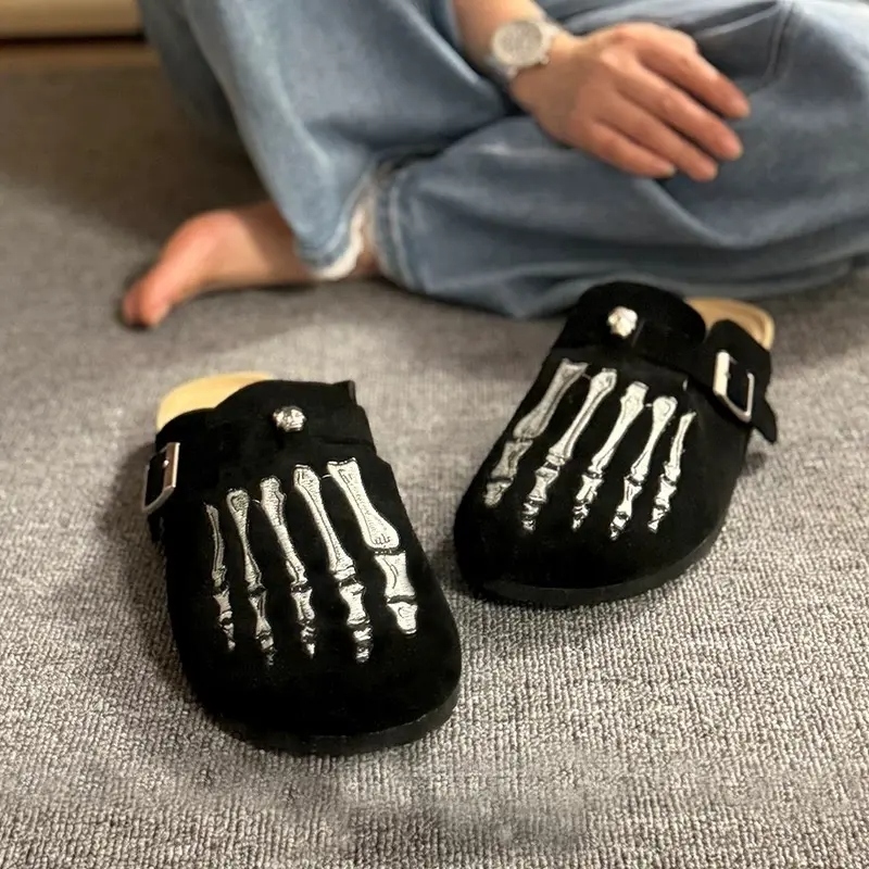 Punk Slip-On Mule Slides