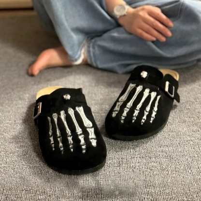 Punk Slip-On Mule Slides