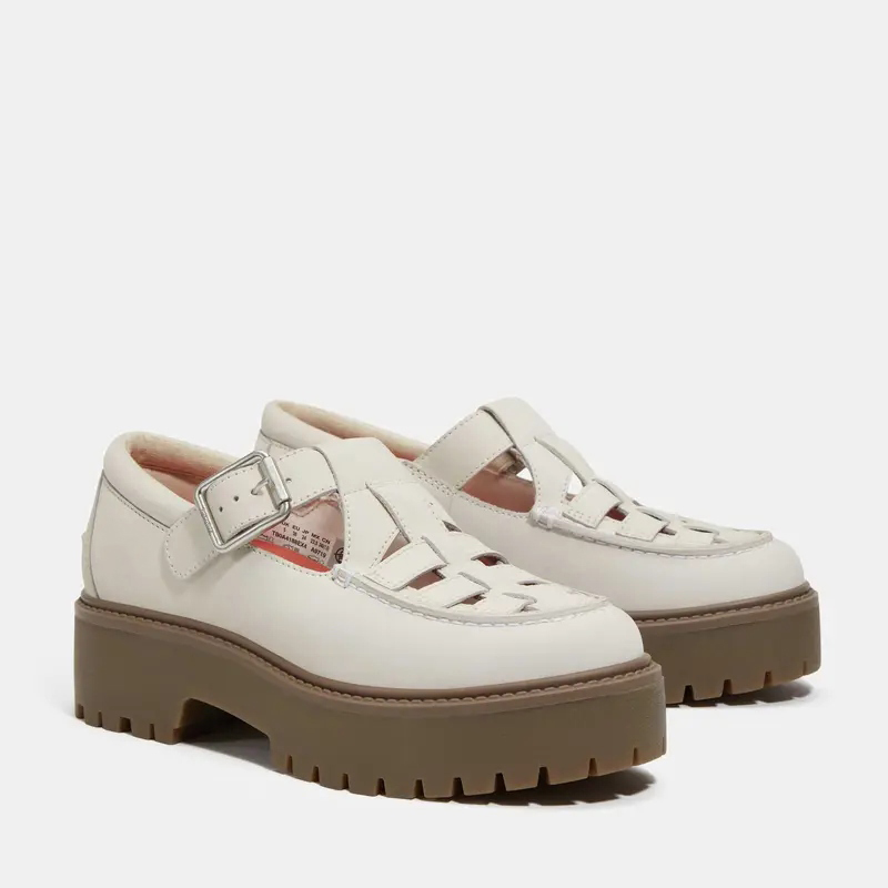 Women's Stone Street Platform Buckle Shoes