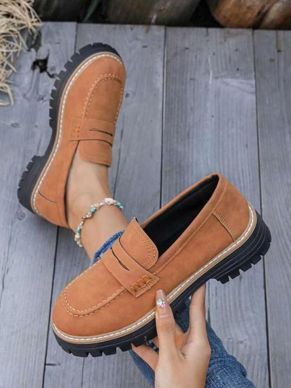 Women's Thick Sole Modern Loafers