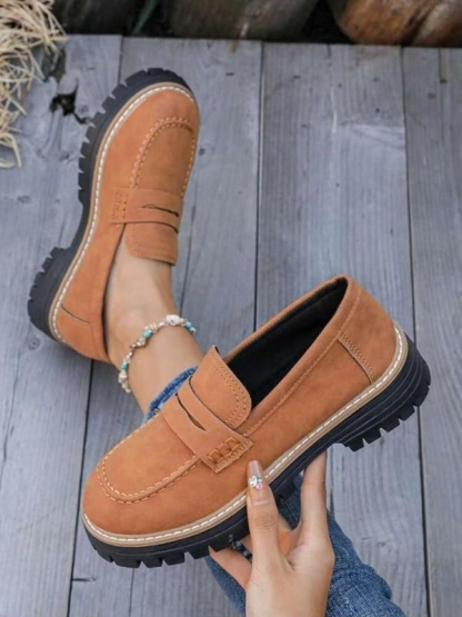 Women's Thick Sole Modern Loafers