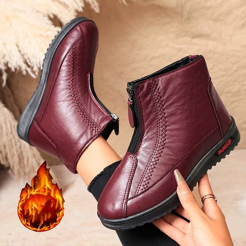 Winter Fleece-lined Warm Ankle Boots