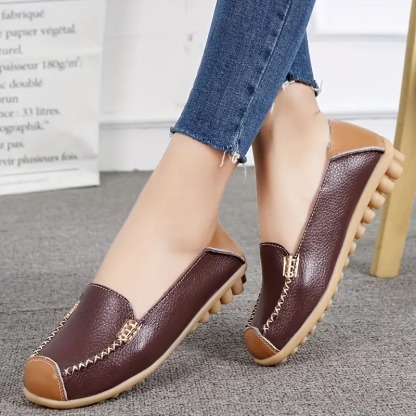 Leather Low Top Casual Shoes