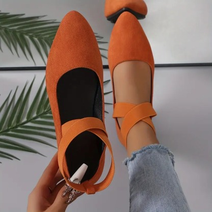 Women's Solid Color Trendy Flats