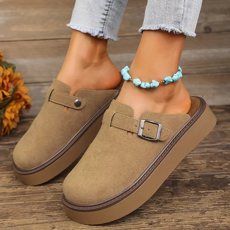 Retro Casual Buckle Loafers