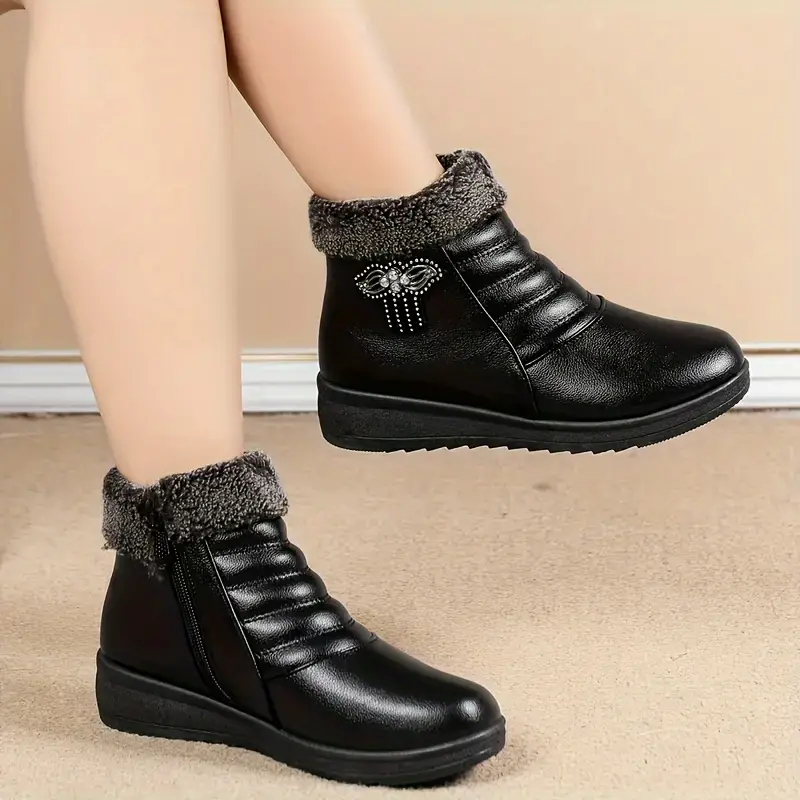 Women's Cozy Fleece-Lined Winter Boots