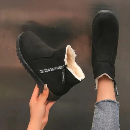 Winter Chic Plush Snow Boots