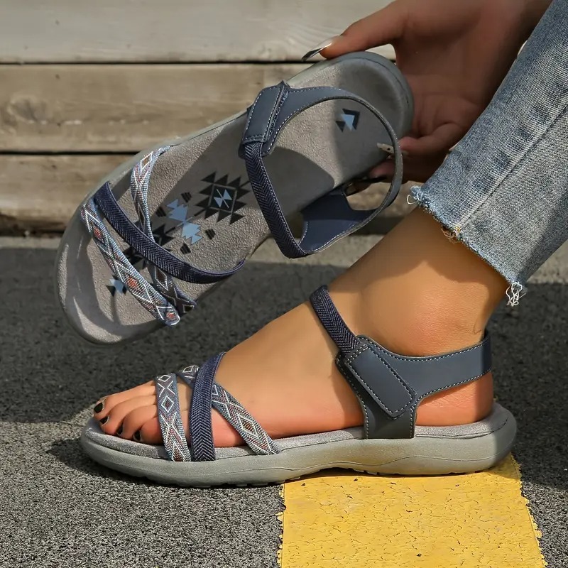Women's Stylish Open-Toe Flat Slide Sandals