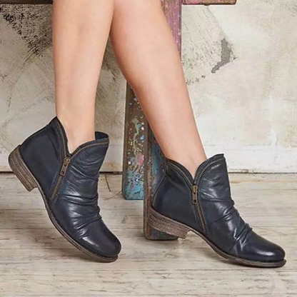 Women's Classic Double-Zip Ankle Boots
