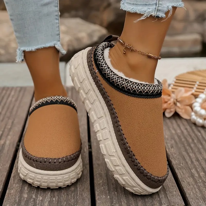 Women's Slip-On Moccasin Platform Shoes