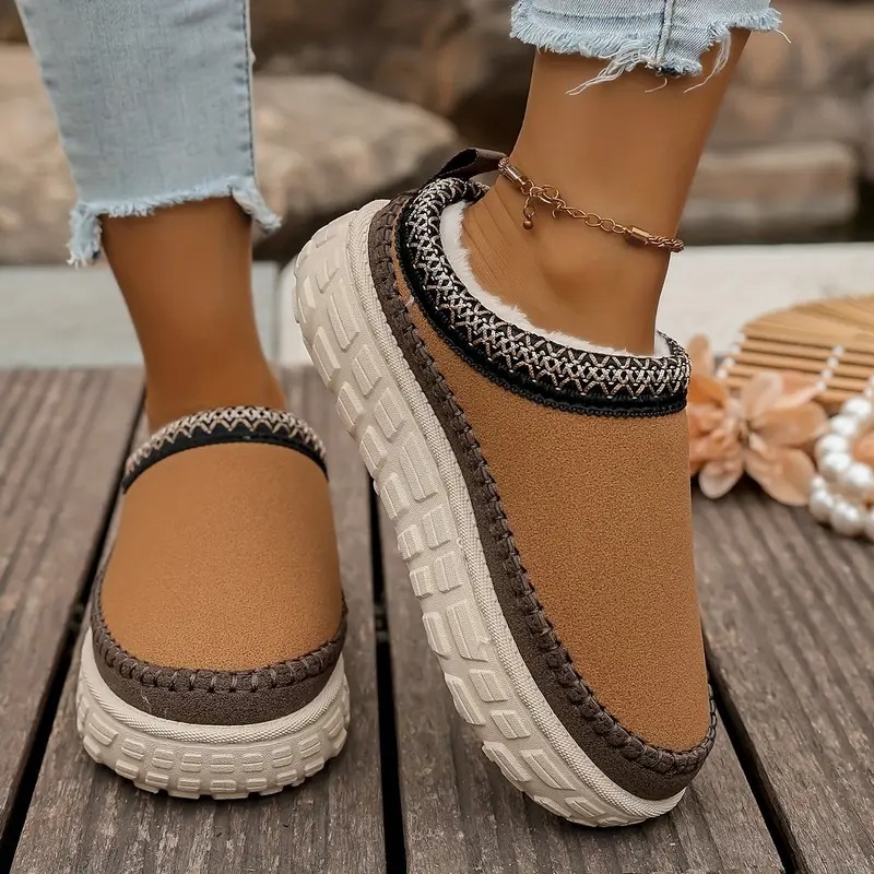 Women's Slip-On Moccasin Platform Shoes