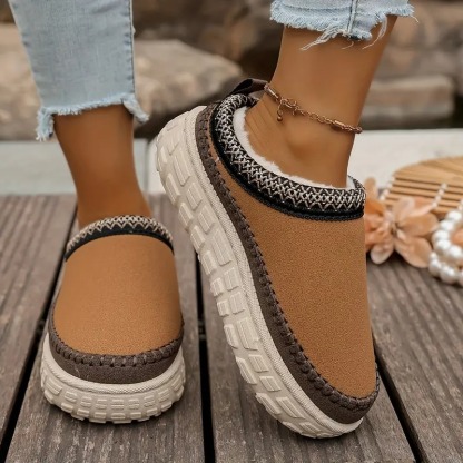Women's Slip-On Moccasin Platform Shoes